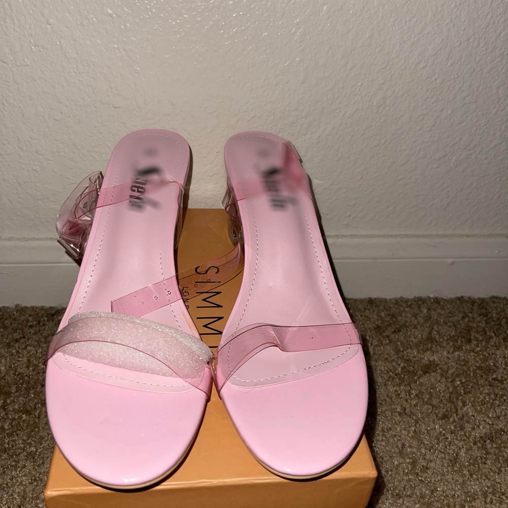 Pink heels